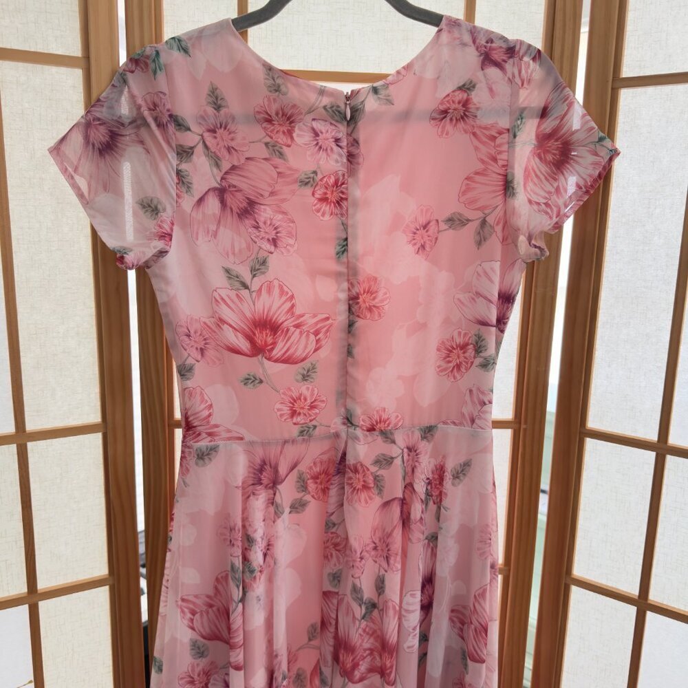 BHLDN Yumi Kim Cherish Maxi Dress S Pink Floral Cottagecore Garden - Picture 7 of 9